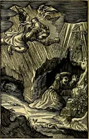 Picture 28 of 83 from Pia desideria; emblematis, elegiis & affectibus SS. Patrum illustrata (1628), leaf 129