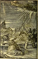 Picture 42 of 83 from Pia desideria; emblematis, elegiis & affectibus SS. Patrum illustrata (1628), leaf 201