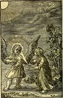 Picture 64 of 83 from Pia desideria; emblematis, elegiis & affectibus SS. Patrum illustrata (1628), leaf 353