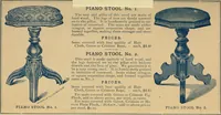 Picture 1 of 8 from Piano stool catalogue and wholesale price list. (1877), leaf 4