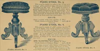 An illustration from Piano stool catalogue and wholesale price list. (1877)
