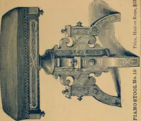 An illustration from Piano stool catalogue and wholesale price list. (1877)