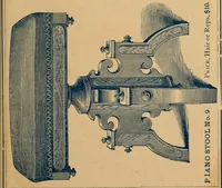 An illustration from Piano stool catalogue and wholesale price list. (1877)