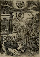 Picture 15 of 38 from Piæ considerationes ad declinandvm à malo et faciendvm bonvm, cum iconibus Viæ vitæ æernæ (1672), leaf 51