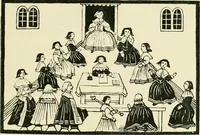 An illustration from The pictorial press: its origin and progress (1885)