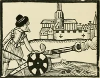 An illustration from The pictorial press: its origin and progress (1885)
