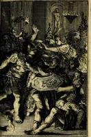 An illustration from Pictura loquens; sive, Heroicarum tabularum Hadriani Schoonebeeck, enarratio et explicatio (1695)