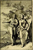 An illustration from Pictura loquens; sive, Heroicarum tabularum Hadriani Schoonebeeck, enarratio et explicatio (1695)