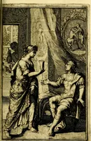 An illustration from Pictura loquens; sive, Heroicarum tabularum Hadriani Schoonebeeck, enarratio et explicatio (1695)