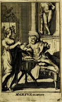 An illustration from Pictura loquens; sive, Heroicarum tabularum Hadriani Schoonebeeck, enarratio et explicatio (1695)