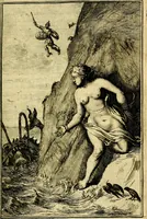 An illustration from Pictura loquens; sive, Heroicarum tabularum Hadriani Schoonebeeck, enarratio et explicatio (1695)