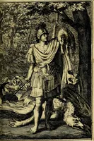 An illustration from Pictura loquens; sive, Heroicarum tabularum Hadriani Schoonebeeck, enarratio et explicatio (1695)