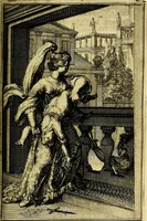 An illustration from Pictura loquens; sive, Heroicarum tabularum Hadriani Schoonebeeck, enarratio et explicatio (1695)