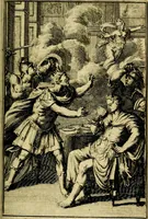 An illustration from Pictura loquens; sive, Heroicarum tabularum Hadriani Schoonebeeck, enarratio et explicatio (1695)