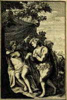 An illustration from Pictura loquens; sive, Heroicarum tabularum Hadriani Schoonebeeck, enarratio et explicatio (1695)