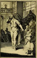 An illustration from Pictura loquens; sive, Heroicarum tabularum Hadriani Schoonebeeck, enarratio et explicatio (1695)