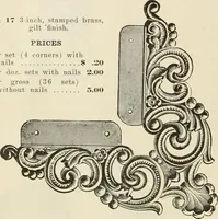 Picture 126 of 221 from Picture frame mouldings, room mouldings, framed pictures, trays, lamps, imported novelties and specialties for the furniture trade, mirrors, picture hardware, fine gold gilding, portrait frames, artist materials and mat boards / Walter L. Lillie. (1913), leaf 75