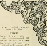 Picture 127 of 221 from Picture frame mouldings, room mouldings, framed pictures, trays, lamps, imported novelties and specialties for the furniture trade, mirrors, picture hardware, fine gold gilding, portrait frames, artist materials and mat boards / Walter L. Lillie. (1913), leaf 75