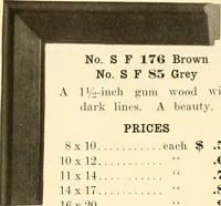 Picture 156 of 221 from Picture frame mouldings, room mouldings, framed pictures, trays, lamps, imported novelties and specialties for the furniture trade, mirrors, picture hardware, fine gold gilding, portrait frames, artist materials and mat boards / Walter L. Lillie. (1913), leaf 86