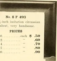 Picture 157 of 221 from Picture frame mouldings, room mouldings, framed pictures, trays, lamps, imported novelties and specialties for the furniture trade, mirrors, picture hardware, fine gold gilding, portrait frames, artist materials and mat boards / Walter L. Lillie. (1913), leaf 86