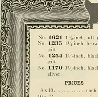 Picture 158 of 221 from Picture frame mouldings, room mouldings, framed pictures, trays, lamps, imported novelties and specialties for the furniture trade, mirrors, picture hardware, fine gold gilding, portrait frames, artist materials and mat boards / Walter L. Lillie. (1913), leaf 87