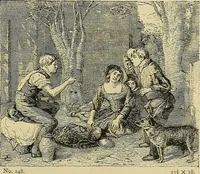 An illustration from Pictures at South Kensington : the Raphael cartoons, the Sheepshanks collection, &c. (1877)