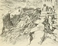 An illustration from Pictures in the Land of Temples; reproductions of a series of lithographs made in the Land of Temples, March-June 1913; (1915)