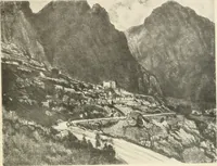 An illustration from Pictures in the Land of Temples; reproductions of a series of lithographs made in the Land of Temples, March-June 1913; (1915)