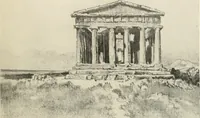An illustration from Pictures in the Land of Temples; reproductions of a series of lithographs made in the Land of Temples, March-June 1913; (1915)