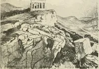An illustration from Pictures in the Land of Temples; reproductions of a series of lithographs made in the Land of Temples, March-June 1913; (1915)