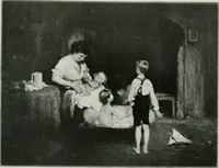 An illustration from The Pictures of 1909. Pall Mall Magazine extra, May 1909 (1909)