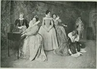 An illustration from The Pictures of 1909. Pall Mall Magazine extra, May 1909 (1909)