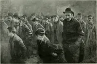An illustration from The Pictures of 1909. Pall Mall Magazine extra, May 1909 (1909)
