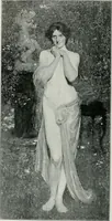 An illustration from The Pictures of 1909. Pall Mall Magazine extra, May 1909 (1909)