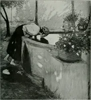 An illustration from The Pictures of 1909. Pall Mall Magazine extra, May 1909 (1909)
