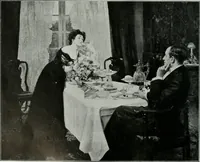 An illustration from The Pictures of 1909. Pall Mall Magazine extra, May 1909 (1909)
