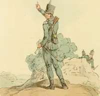An illustration from Picturesque representations of the dress and manners of the English (1813)