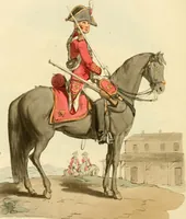 An illustration from Picturesque representations of the dress and manners of the English (1813)