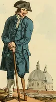 An illustration from Picturesque representations of the dress and manners of the English (1813)