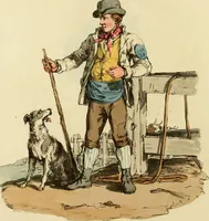 An illustration from Picturesque representations of the dress and manners of the English (1813)