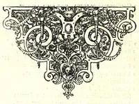 An illustration from Pietas victrix, sive, Flavius Constantinus Magnus, de Maxentio tyranno victor : acta Viennae ludis Caesareis augustissimo romanor. imperatori, Hungariae Bohemiaeque regi Leopoldo, a studiosa juventute Caesarei et Academici collegii Societatis Jesu, mense febrvario, die anno M.DC.LIX (1659)