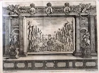 Picture 8 of 12 from Pietas victrix, sive, Flavius Constantinus Magnus, de Maxentio tyranno victor : acta Viennae ludis Caesareis augustissimo romanor. imperatori, Hungariae Bohemiaeque regi Leopoldo, a studiosa juventute Caesarei et Academici collegii Societatis Jesu, mense febrvario, die anno M.DC.LIX (1659), leaf 81