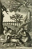 An illustration from Pievx desirs imites des latins (1627)
