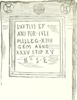 Picture 3 of 88 from Épigraphie romaine du Poitou [et] de la Saintonge (1895), leaf 199