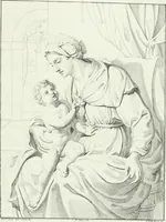 An illustration from Pinacoteca del Palazzo reale delle scienze e delle arti di Milano (1812)