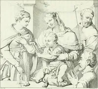 An illustration from Pinacoteca del Palazzo reale delle scienze e delle arti di Milano (1812)
