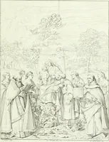 An illustration from Pinacoteca del Palazzo reale delle scienze e delle arti di Milano (1812)