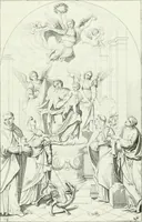 An illustration from Pinacoteca del Palazzo reale delle scienze e delle arti di Milano (1812)