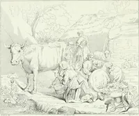 An illustration from Pinacoteca del Palazzo reale delle scienze e delle arti di Milano (1812)