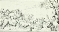 An illustration from Pinacoteca del Palazzo reale delle scienze e delle arti di Milano (1812)